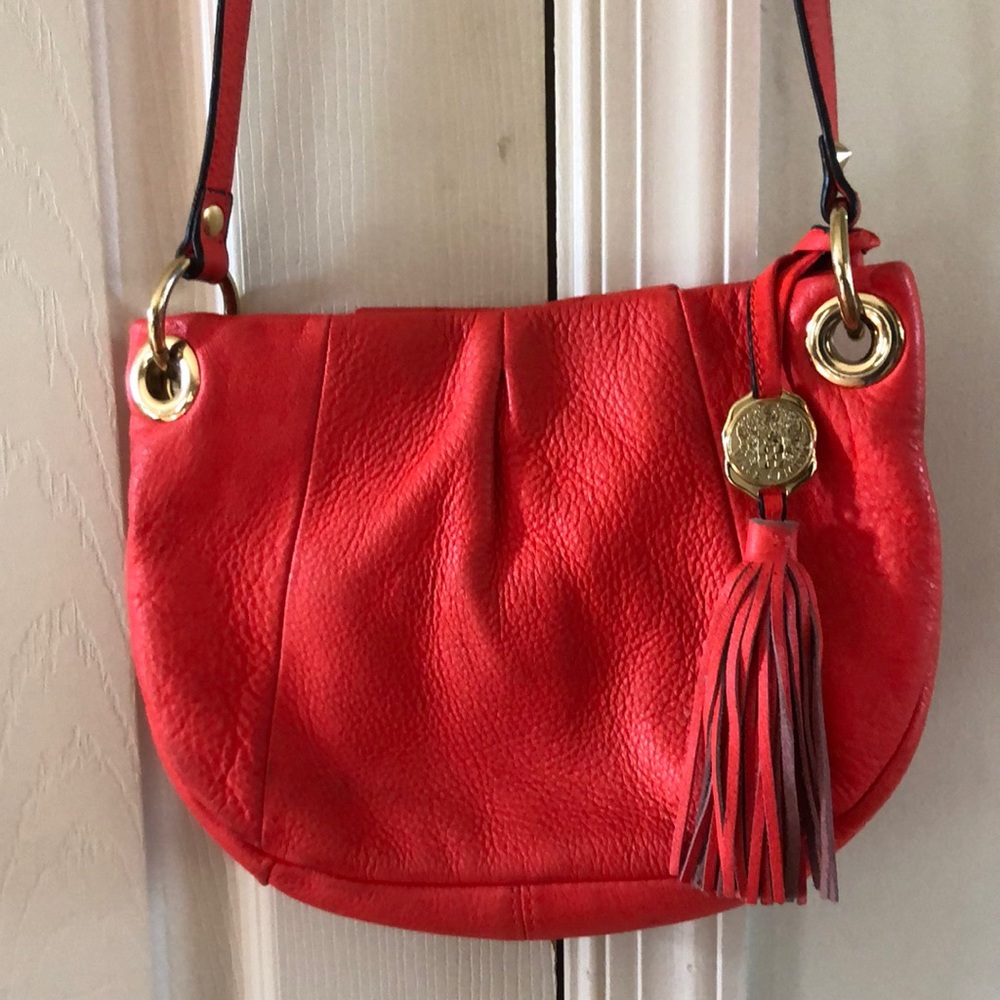 Vince Camuto cross body leather bag